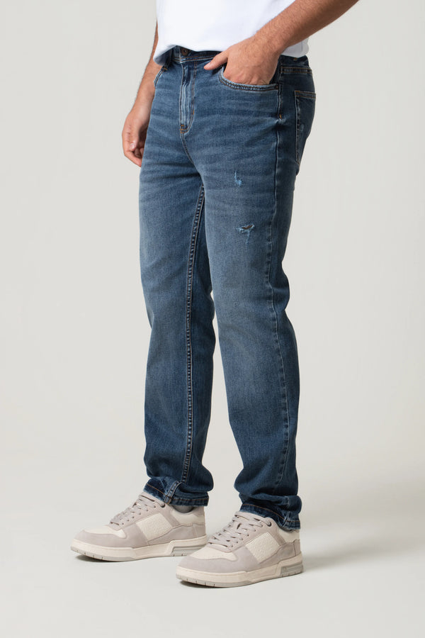 JEAN 5 BOLSILLOS COLOR AZUL OSCURO