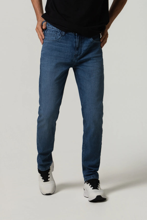 JEAN 5 BOLSILLOS COLOR AZUL MEDIO