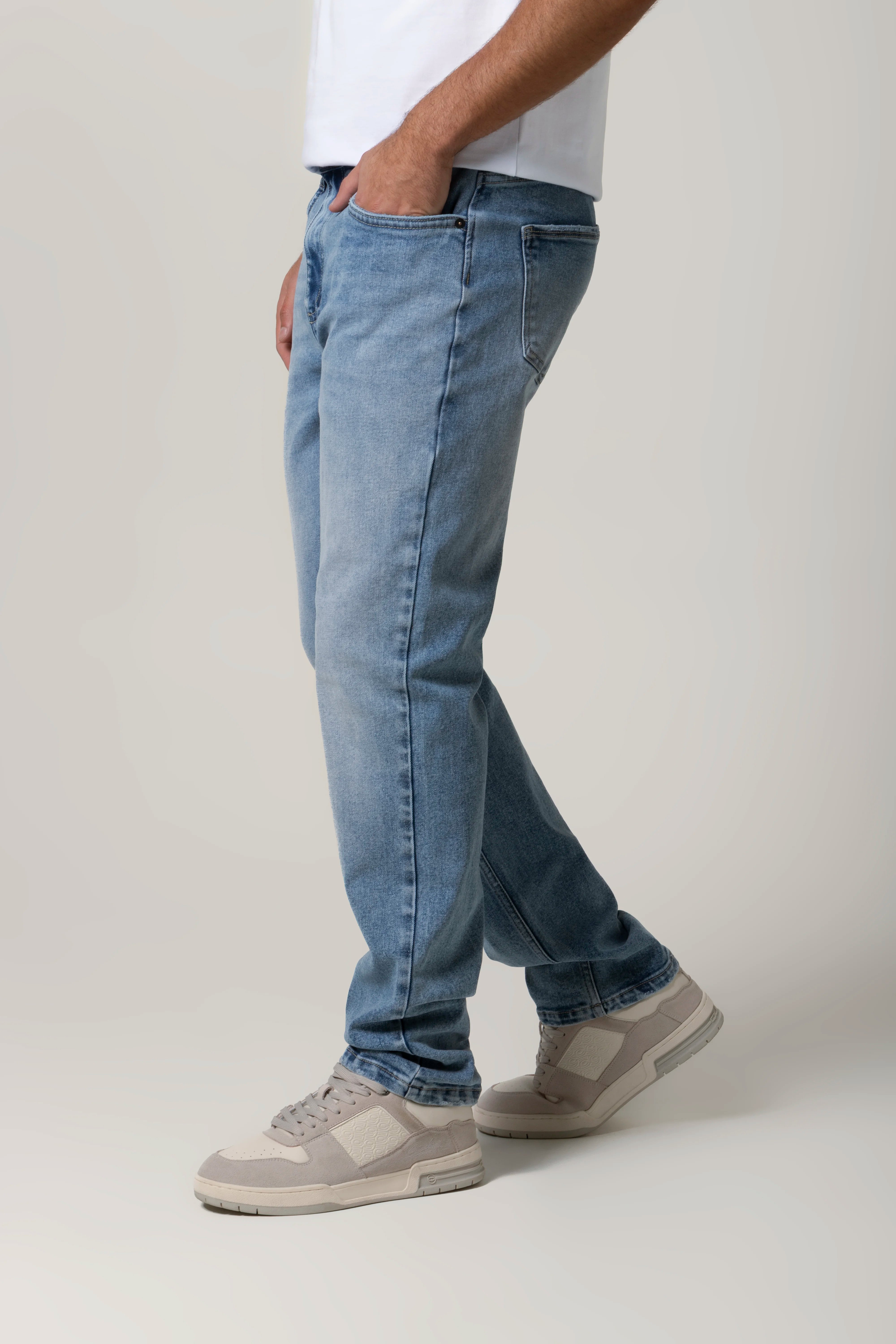 JEAN 5 BOLSILLOS COLOR AZUL MEDIO