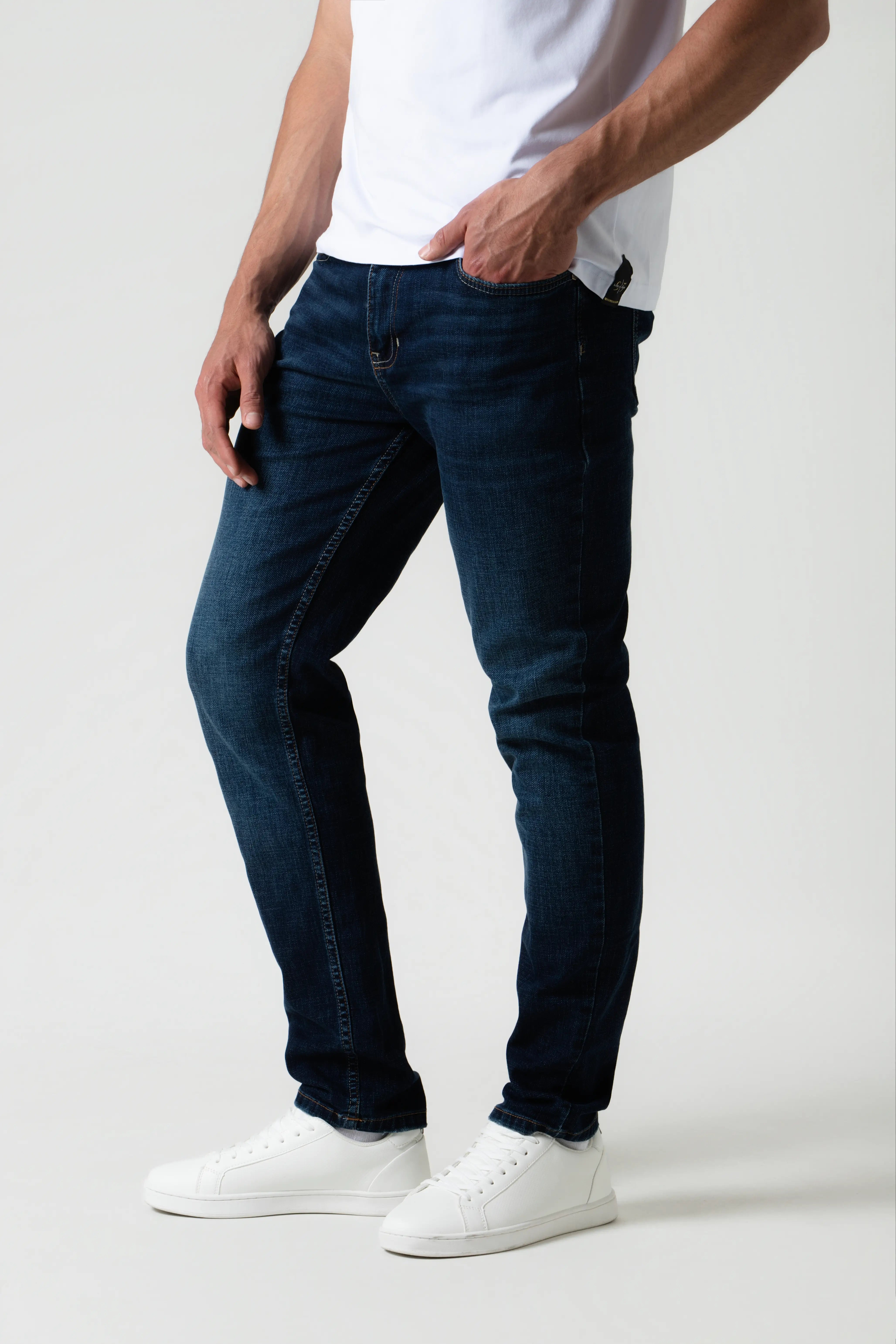 JEAN 5 BOLSILLOS COLOR AZUL OSCURO