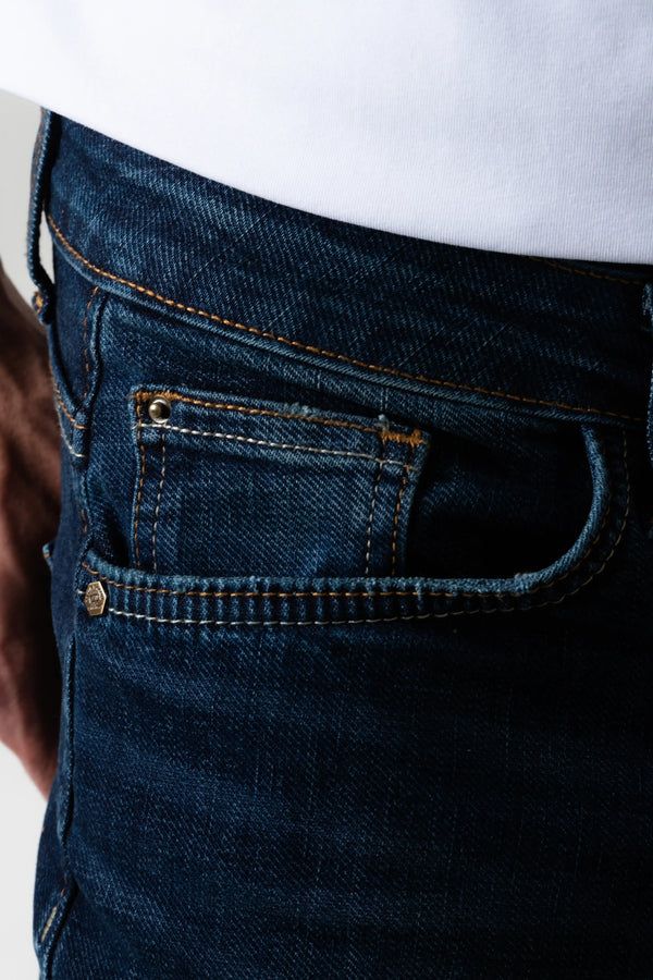 JEAN 5 BOLSILLOS COLOR AZUL OSCURO