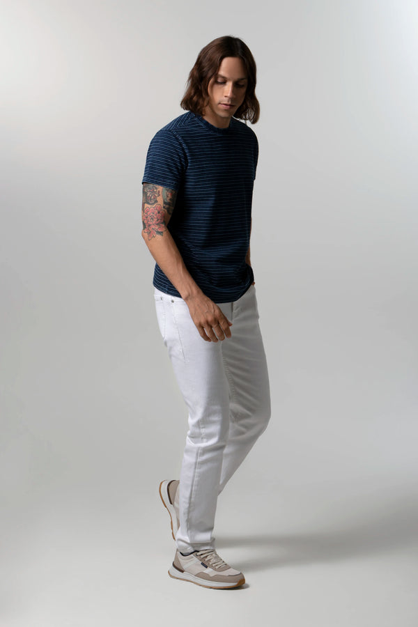 JEAN 5 BOLSILLOS COLOR BLANCO OPTICO