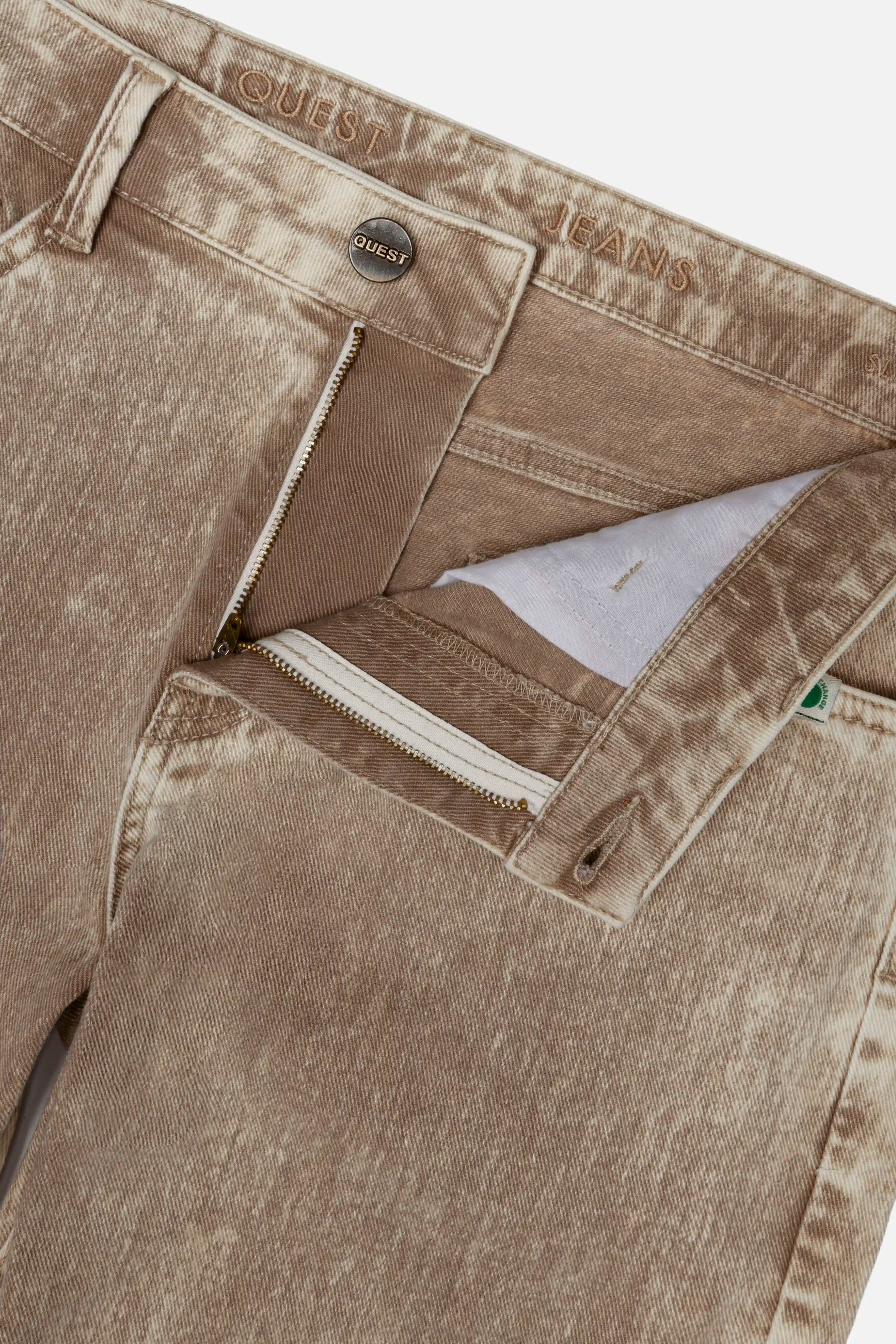 JEAN 5 BOLSILLOS COLOR AVENA