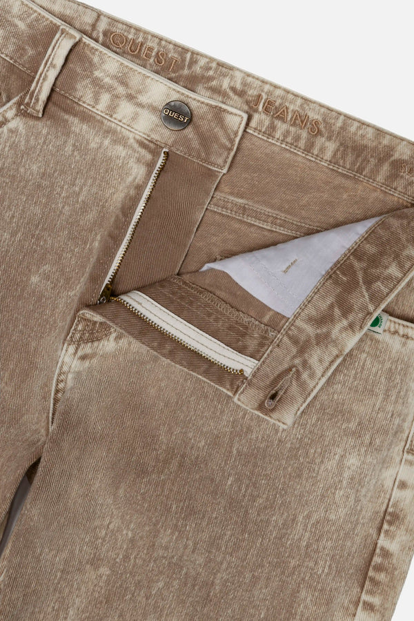 JEAN 5 BOLSILLOS COLOR AVENA