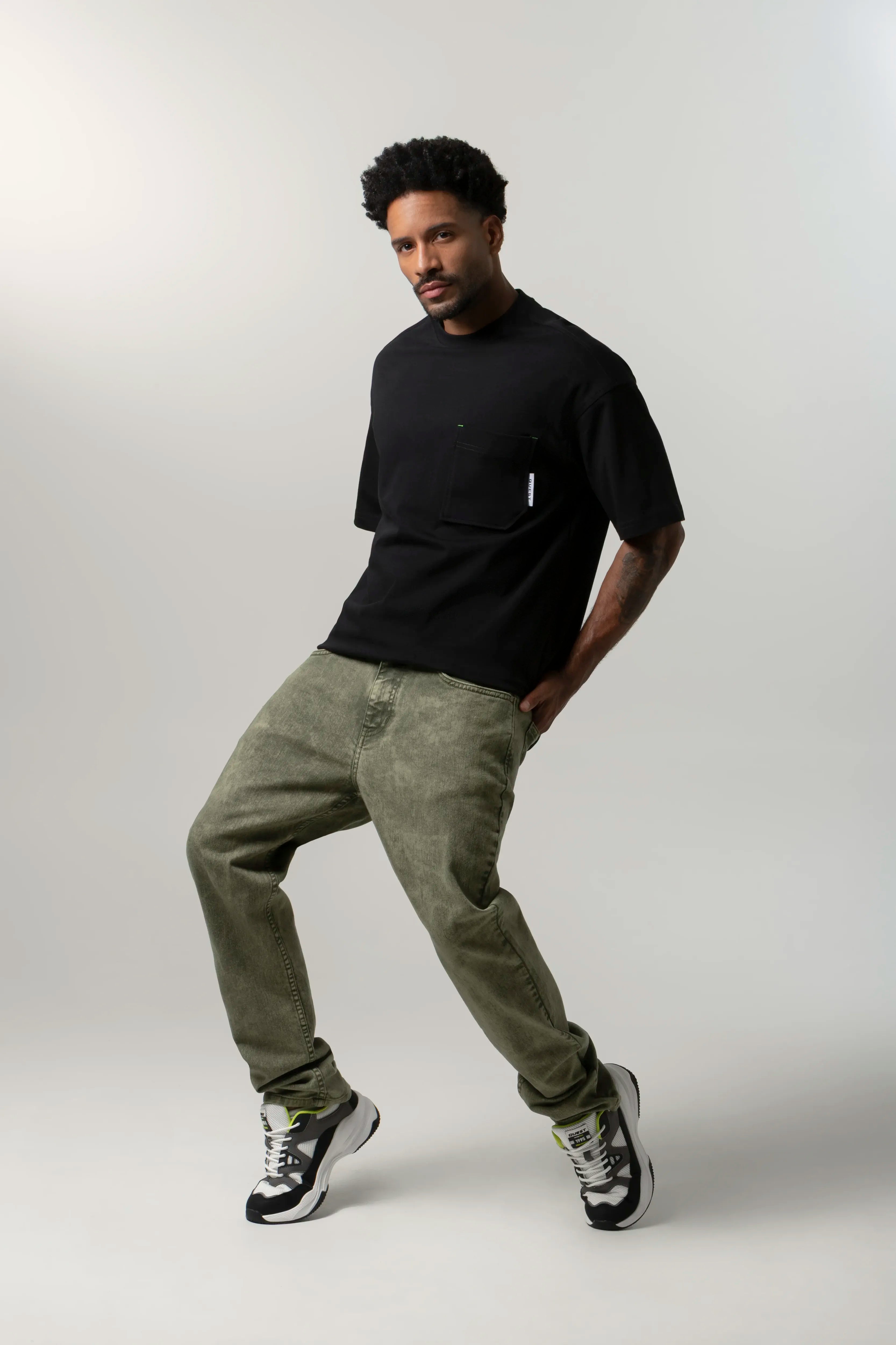 JEAN 5 BOLSILLOS COLOR VERDE