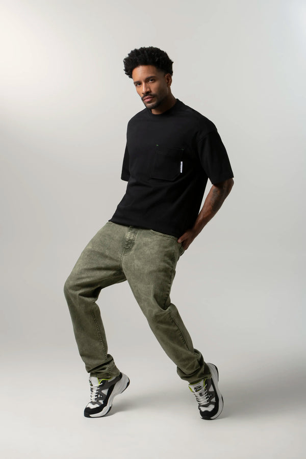 JEAN 5 BOLSILLOS COLOR VERDE