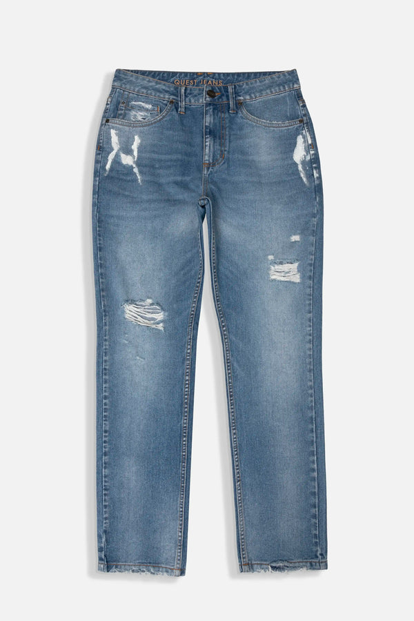 JEAN 5 BOLSILLOS COLOR AZUL MEDIO