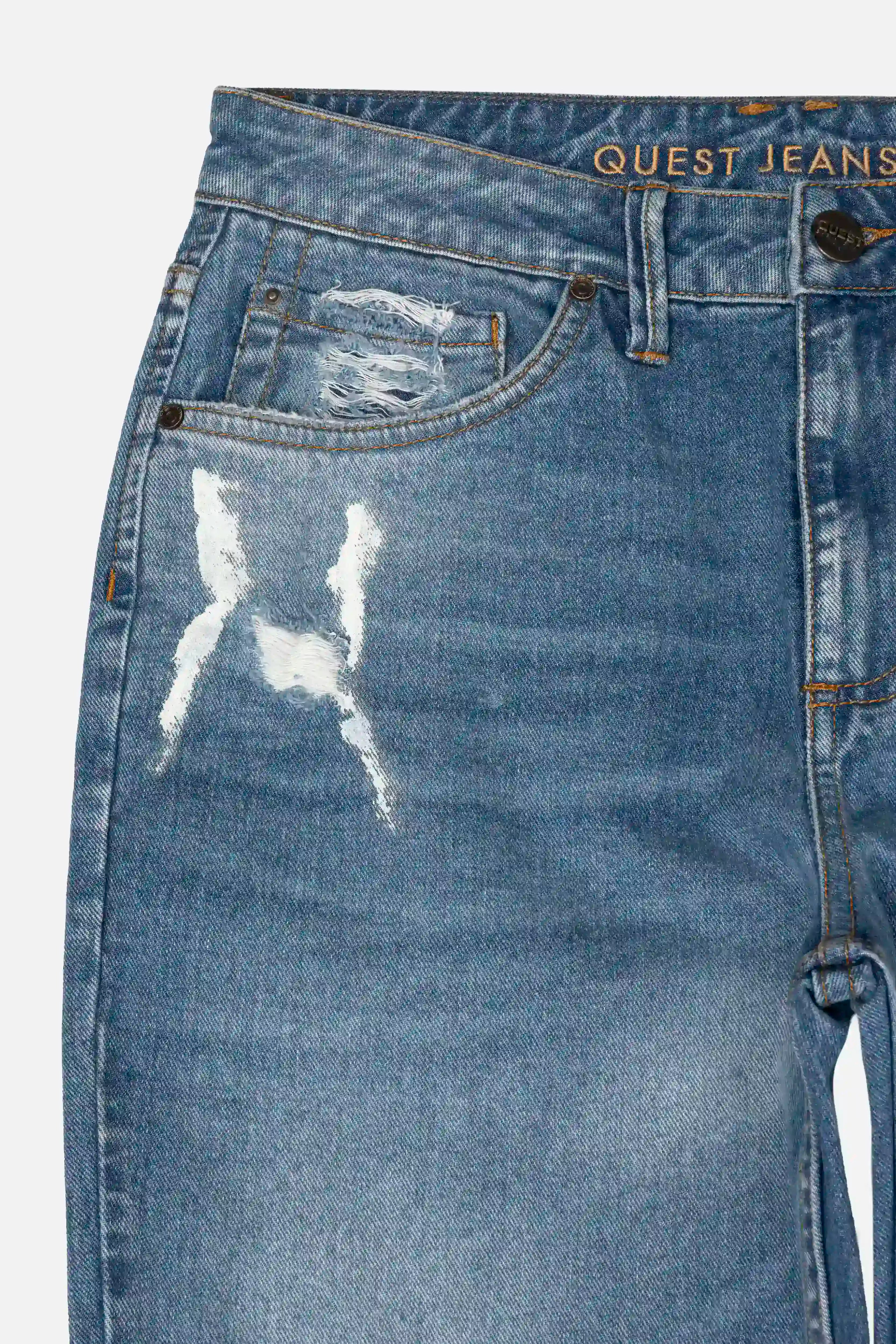 JEAN 5 BOLSILLOS COLOR AZUL MEDIO