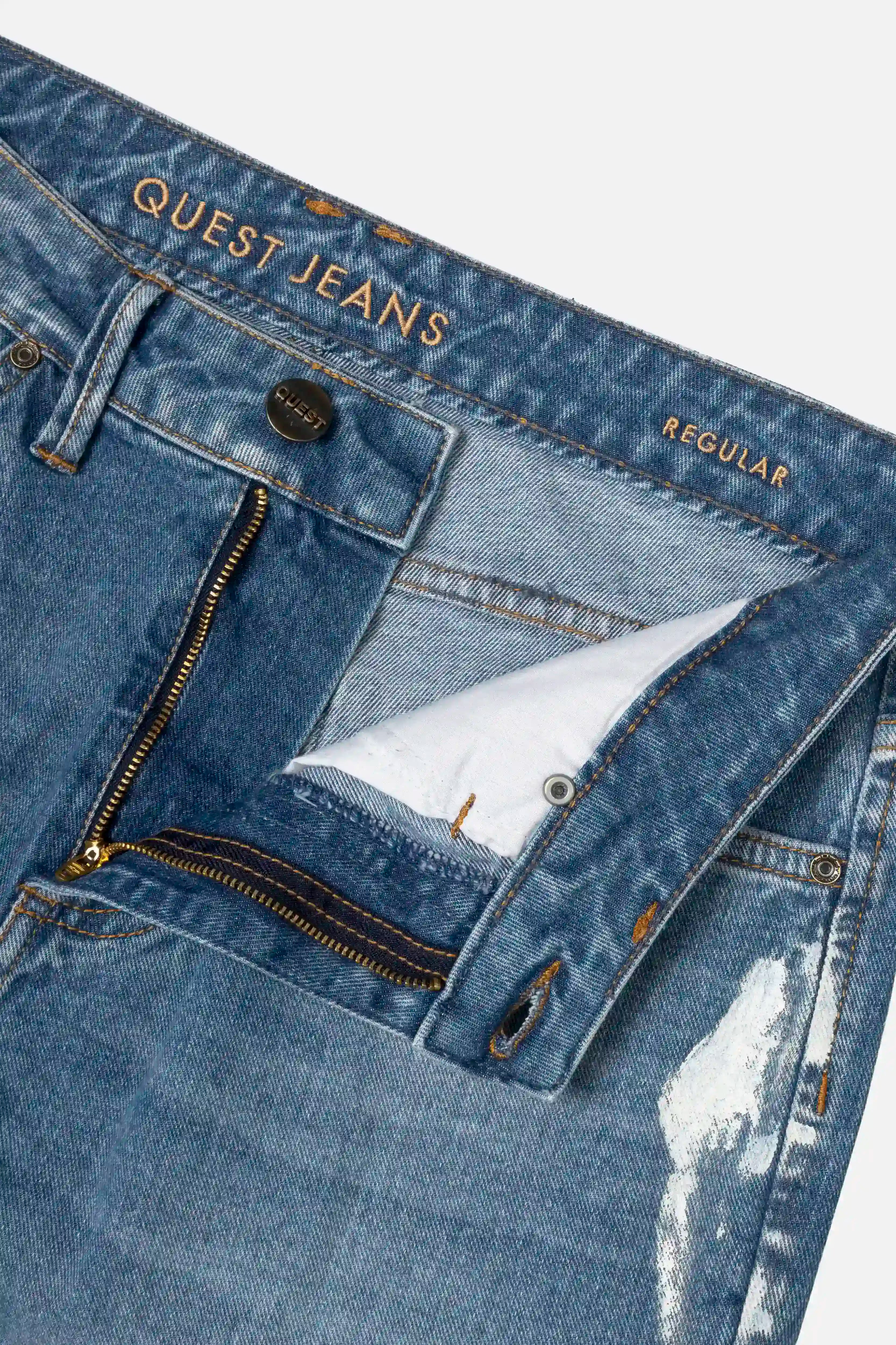 JEAN 5 BOLSILLOS COLOR AZUL MEDIO