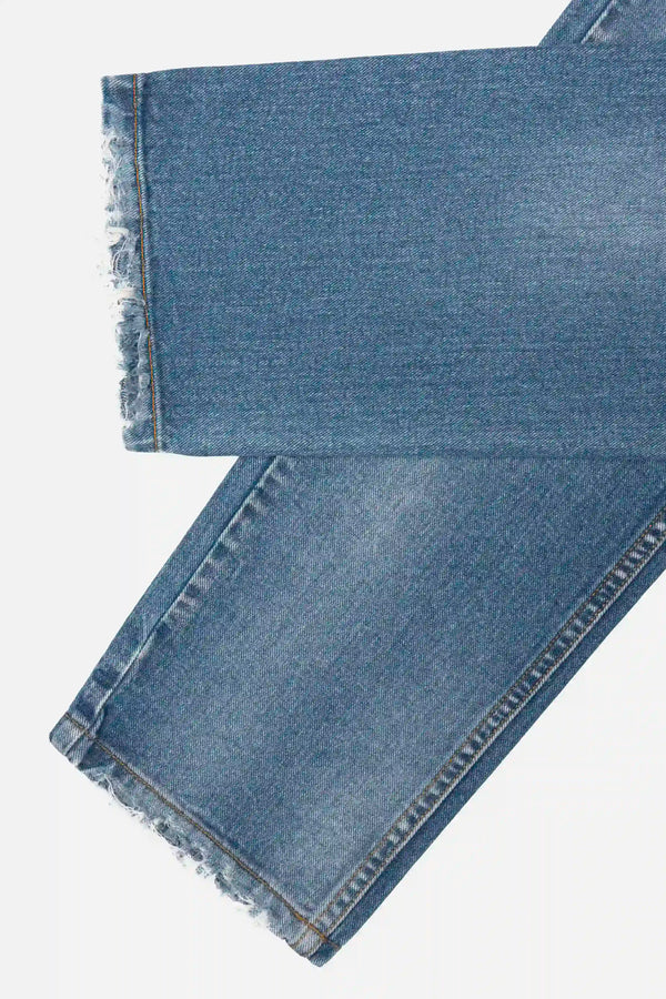 JEAN 5 BOLSILLOS COLOR AZUL MEDIO