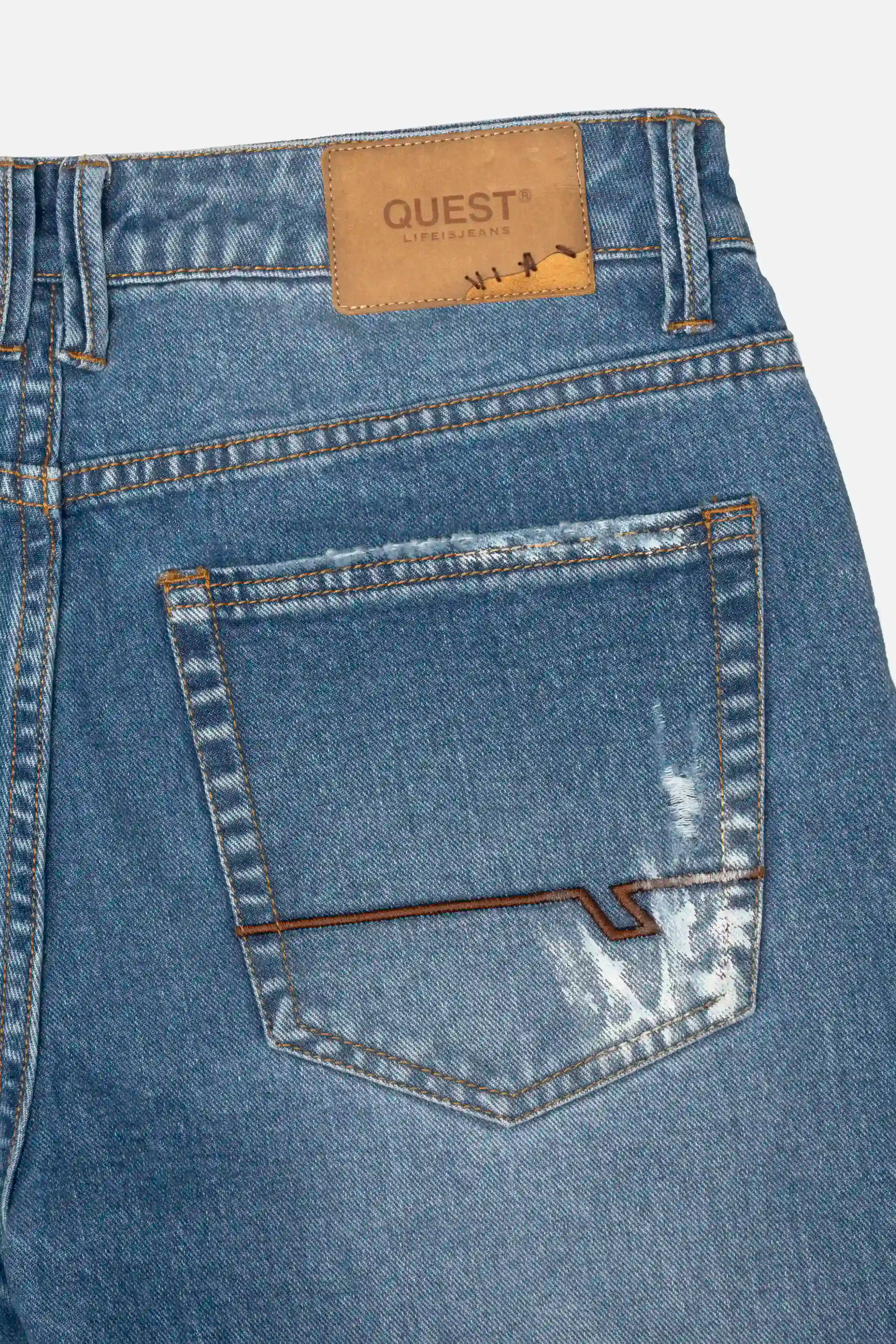 JEAN 5 BOLSILLOS COLOR AZUL MEDIO