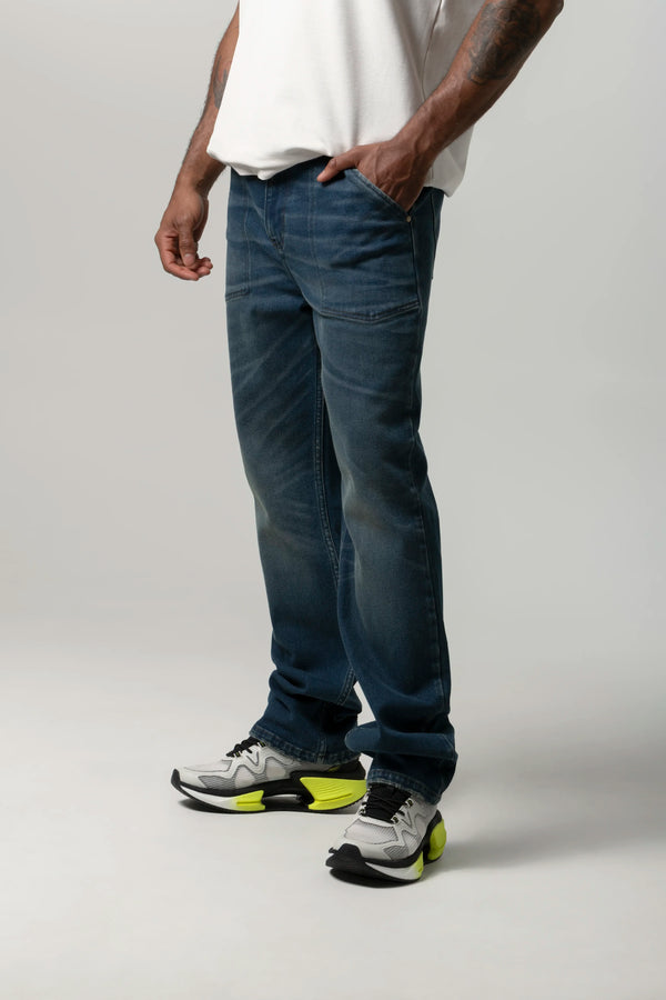 JEAN 5 BOLSILLOS COLOR AZUL OSCURO