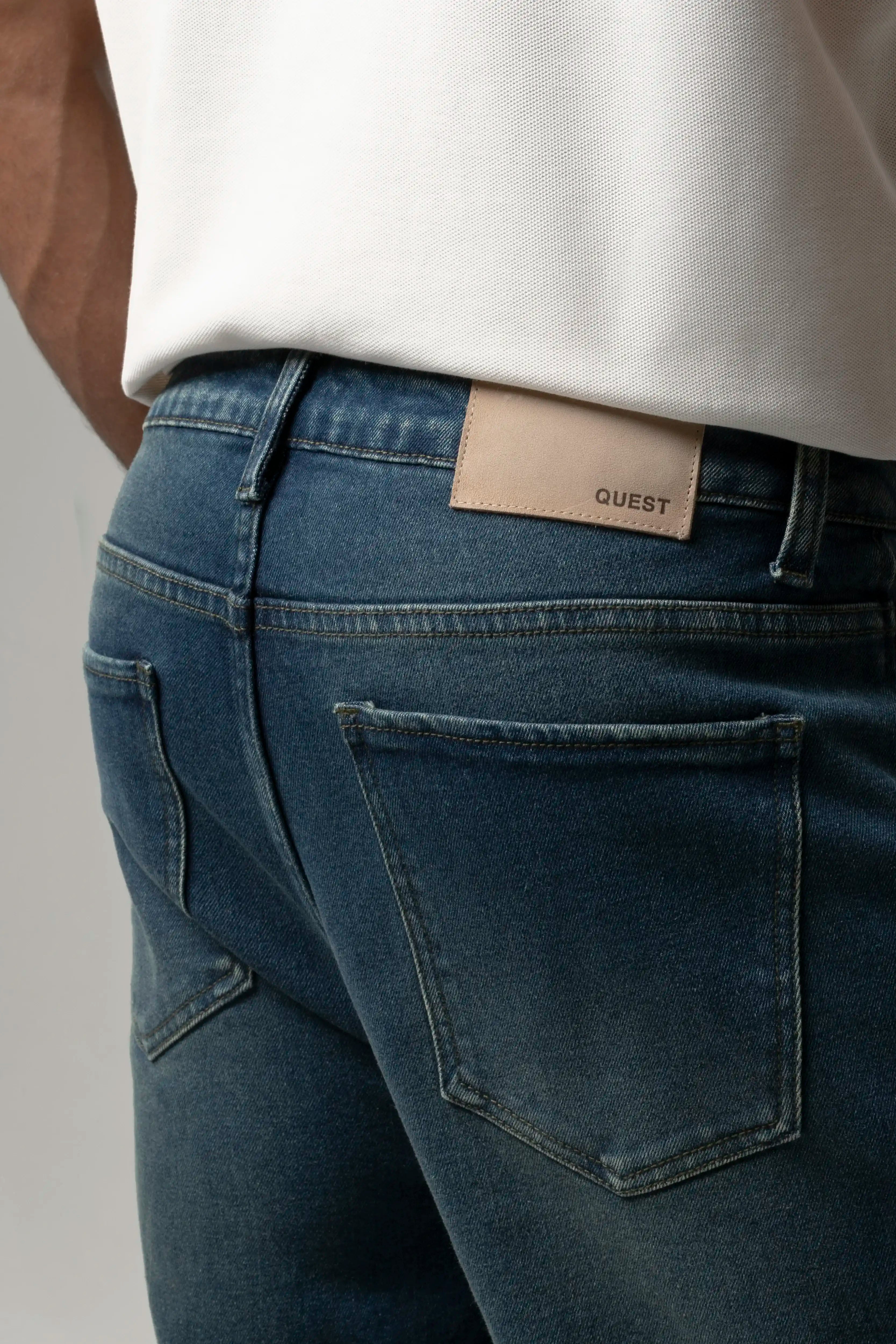 JEAN 5 BOLSILLOS COLOR AZUL OSCURO