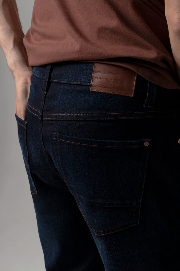 JEAN 5 BOLSILLOS COLOR AZUL OSCURO