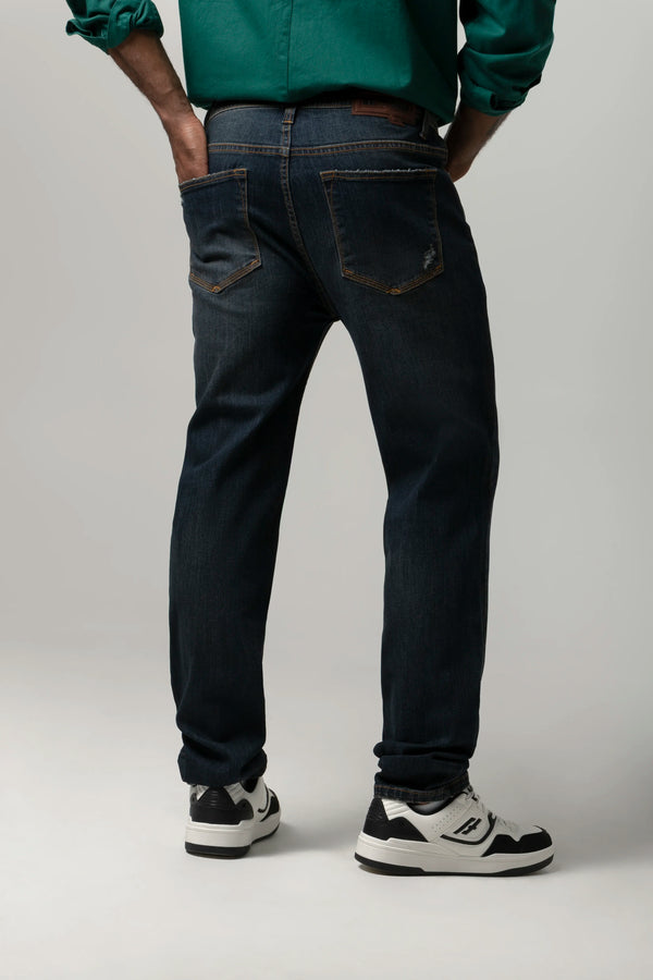 JEAN 5 BOLSILLOS COLOR AZUL OSCURO