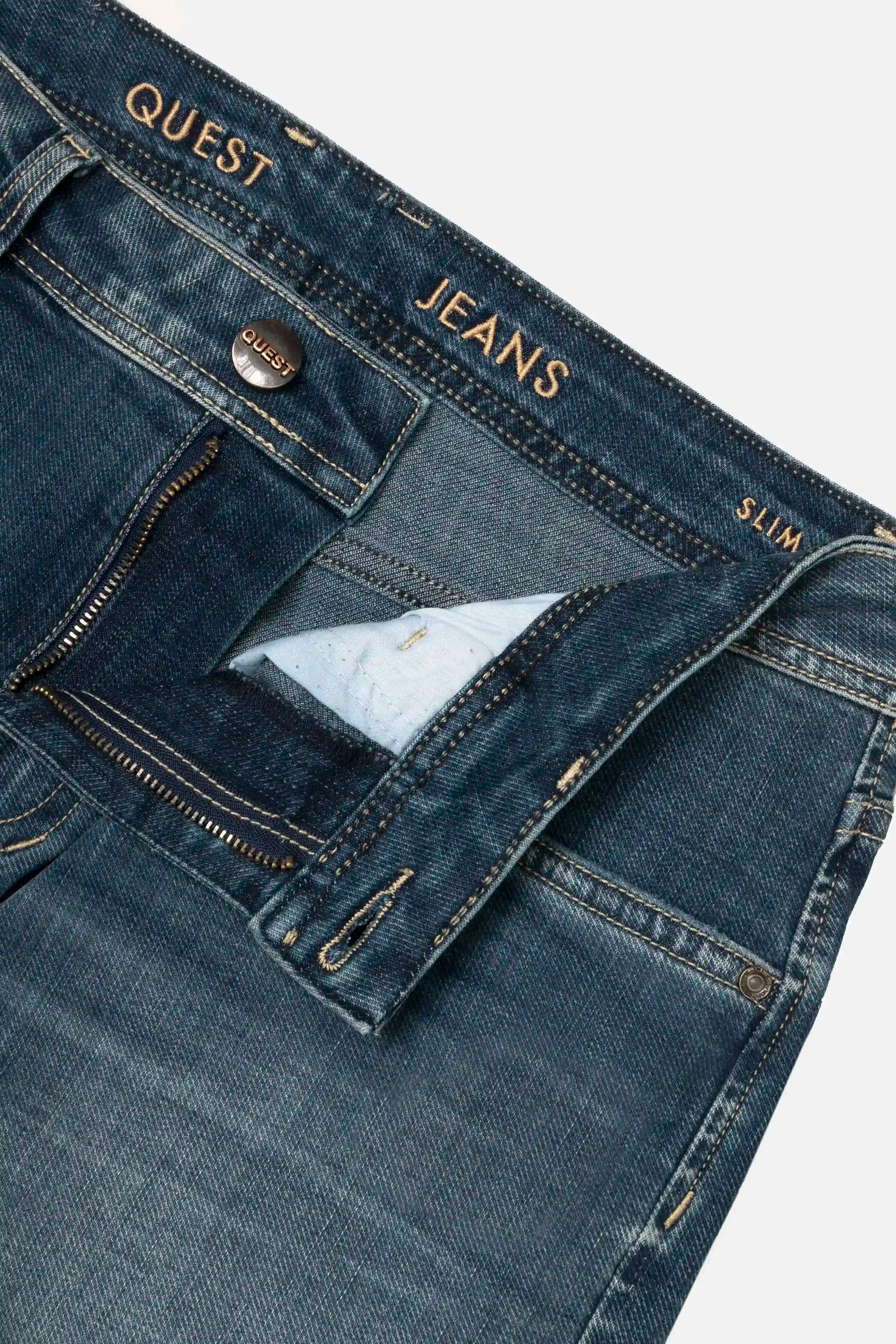 JEAN 5 BOLSILLOS COLOR AZUL MEDIO