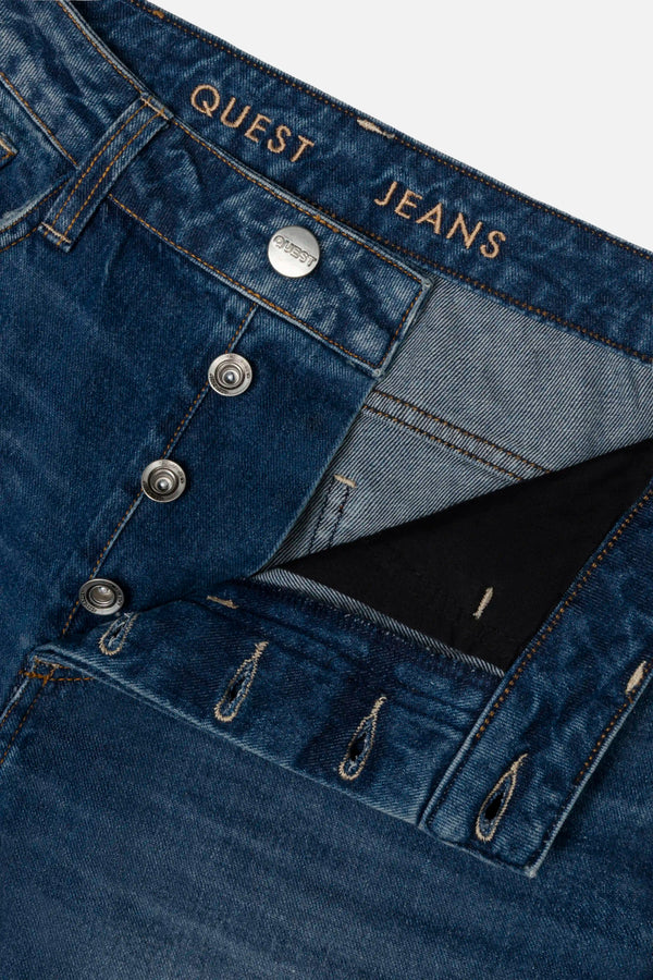 JEAN 5 BOLSILLOS COLOR AZUL OSCURO