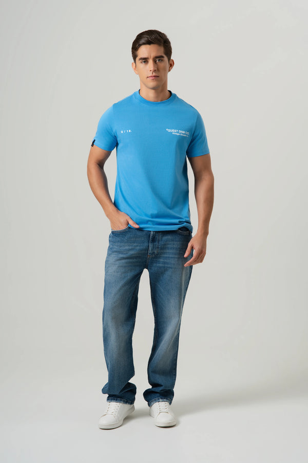 JEAN 5 BOLSILLOS COLOR AZUL MEDIO