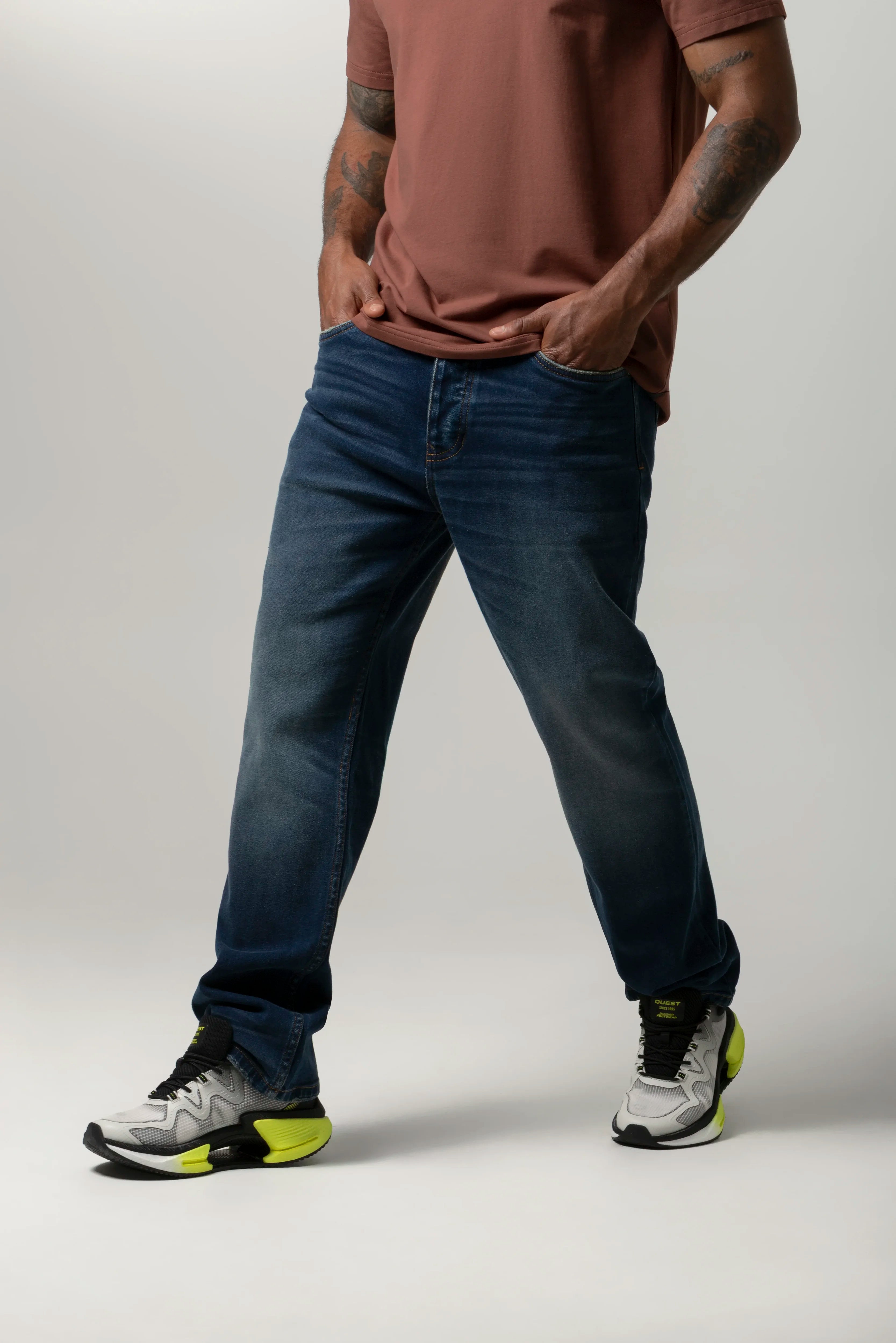 JEAN 5 BOLSILLOS COLOR AZUL OSCURO