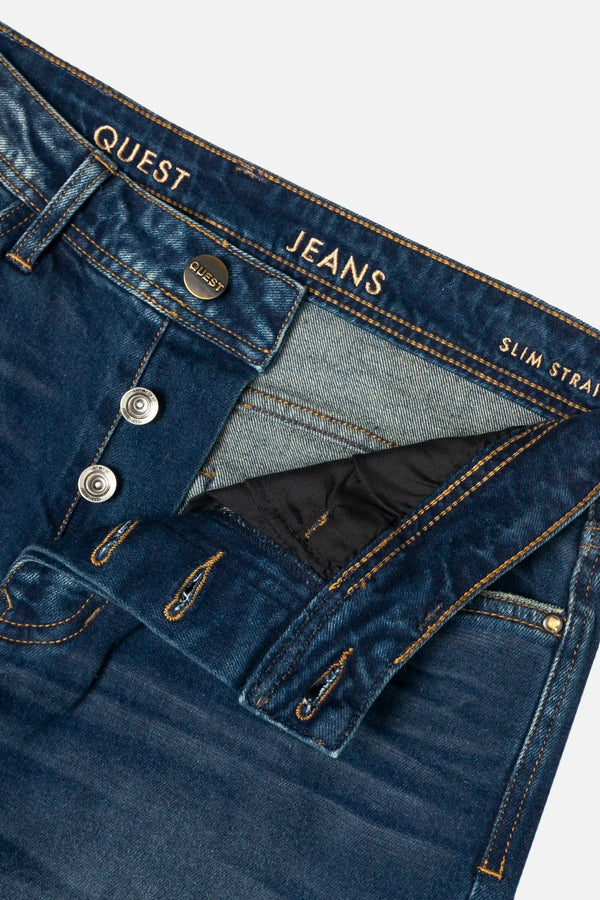 JEAN 5 BOLSILLOS COLOR AZUL OSCURO