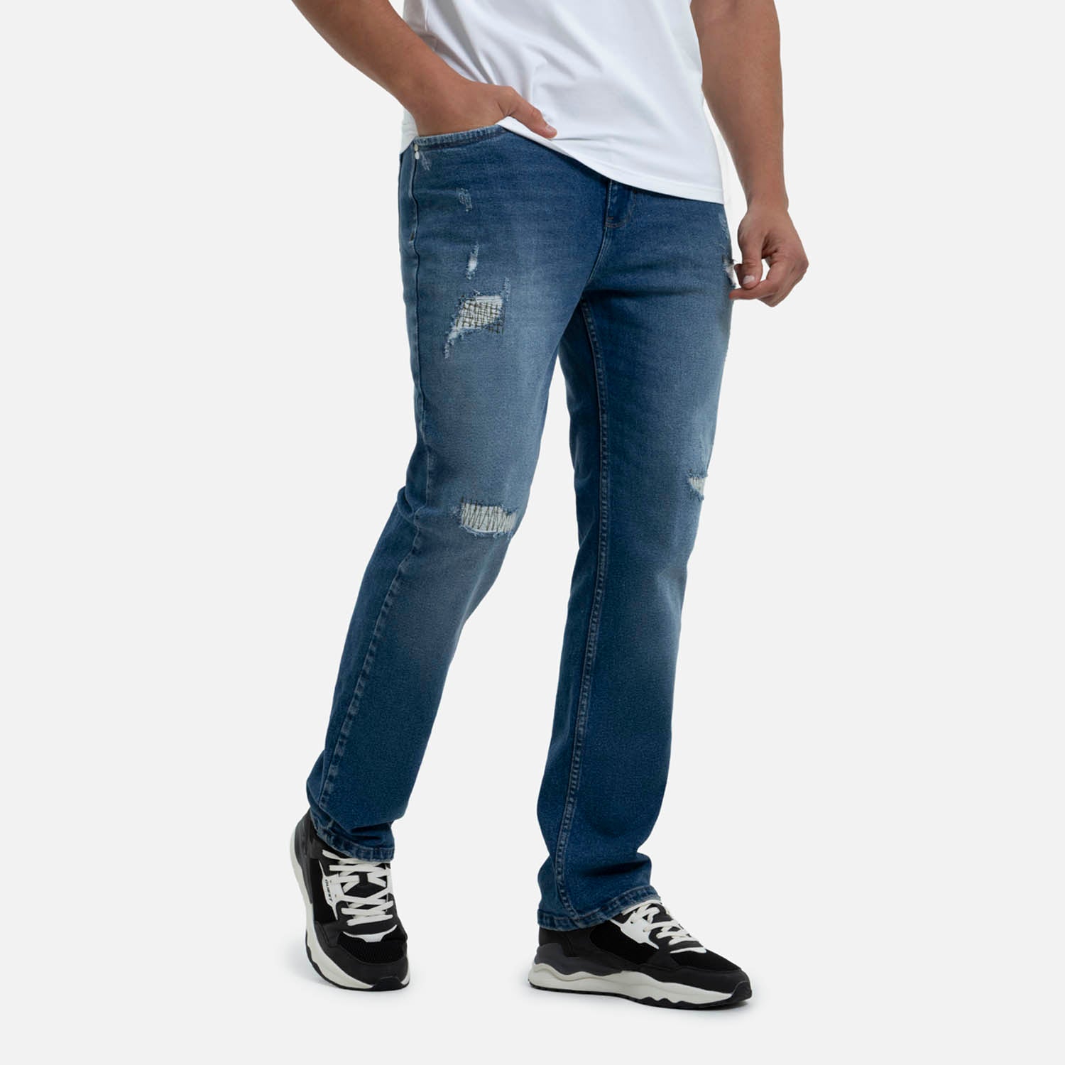 JEAN 5 BOLSILLOS COLOR AZUL CLARO