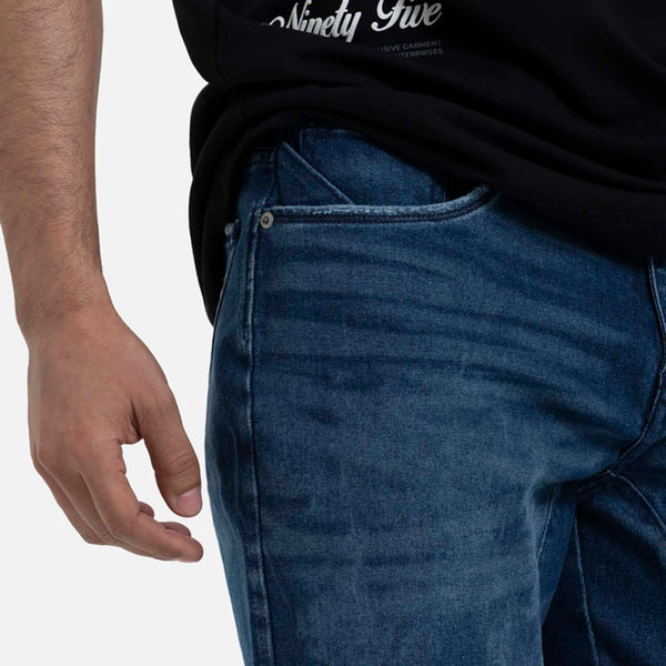 JEAN 5 BOLSILLOS COLOR AZUL MEDIO