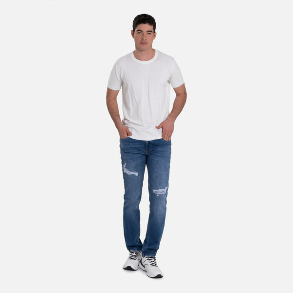 JEAN 5 BOLSILLOS COLOR AZUL CLARO