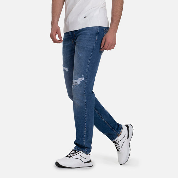 JEAN 5 BOLSILLOS COLOR AZUL CLARO