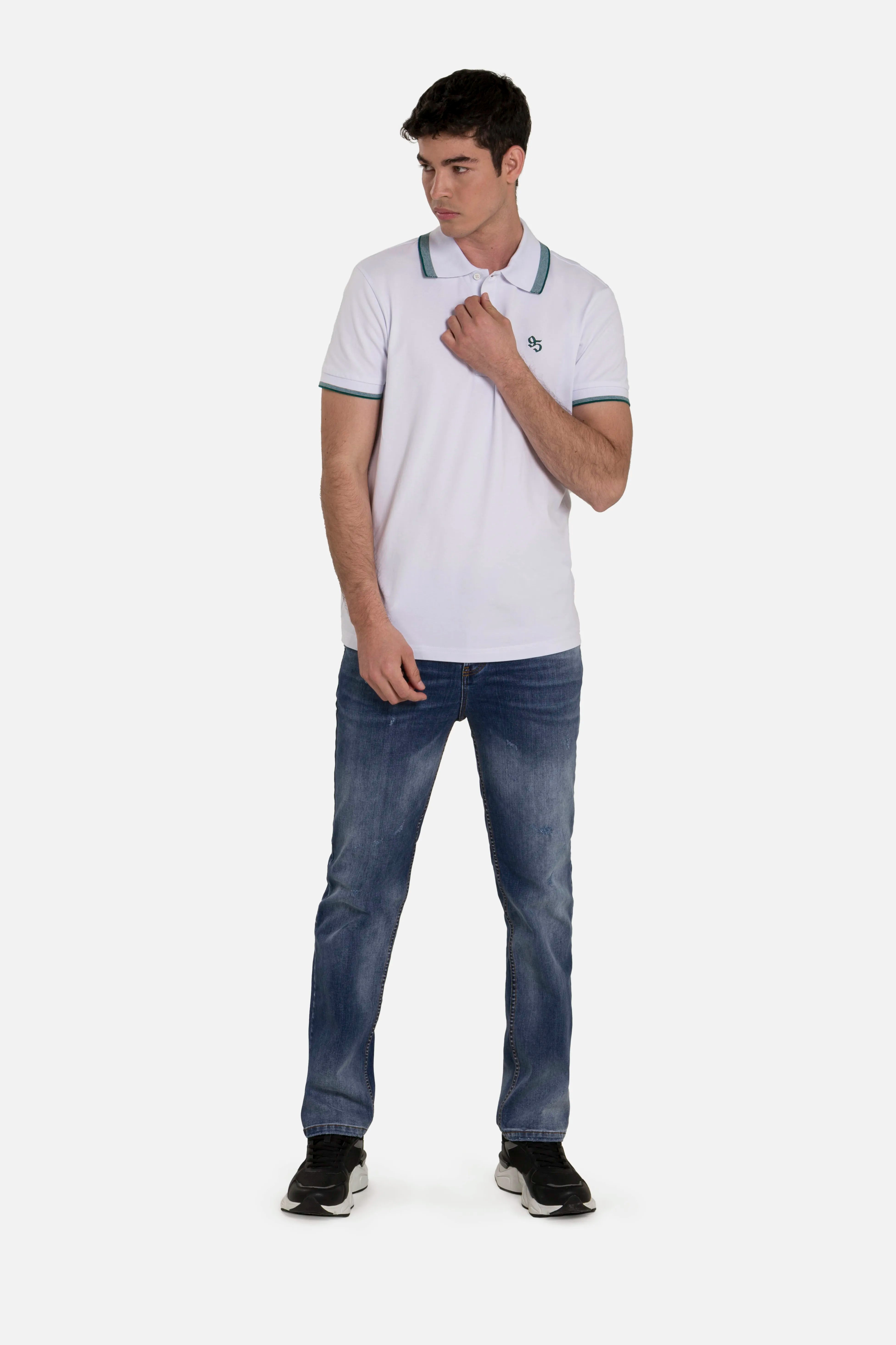 JEAN 5 BOLSILLOS COLOR AZUL MEDIO