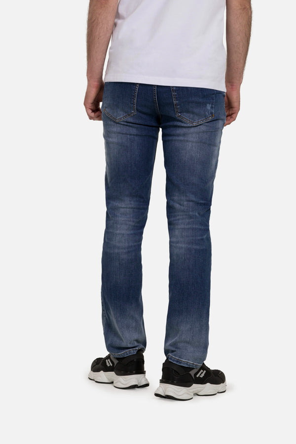 JEAN 5 BOLSILLOS COLOR AZUL MEDIO