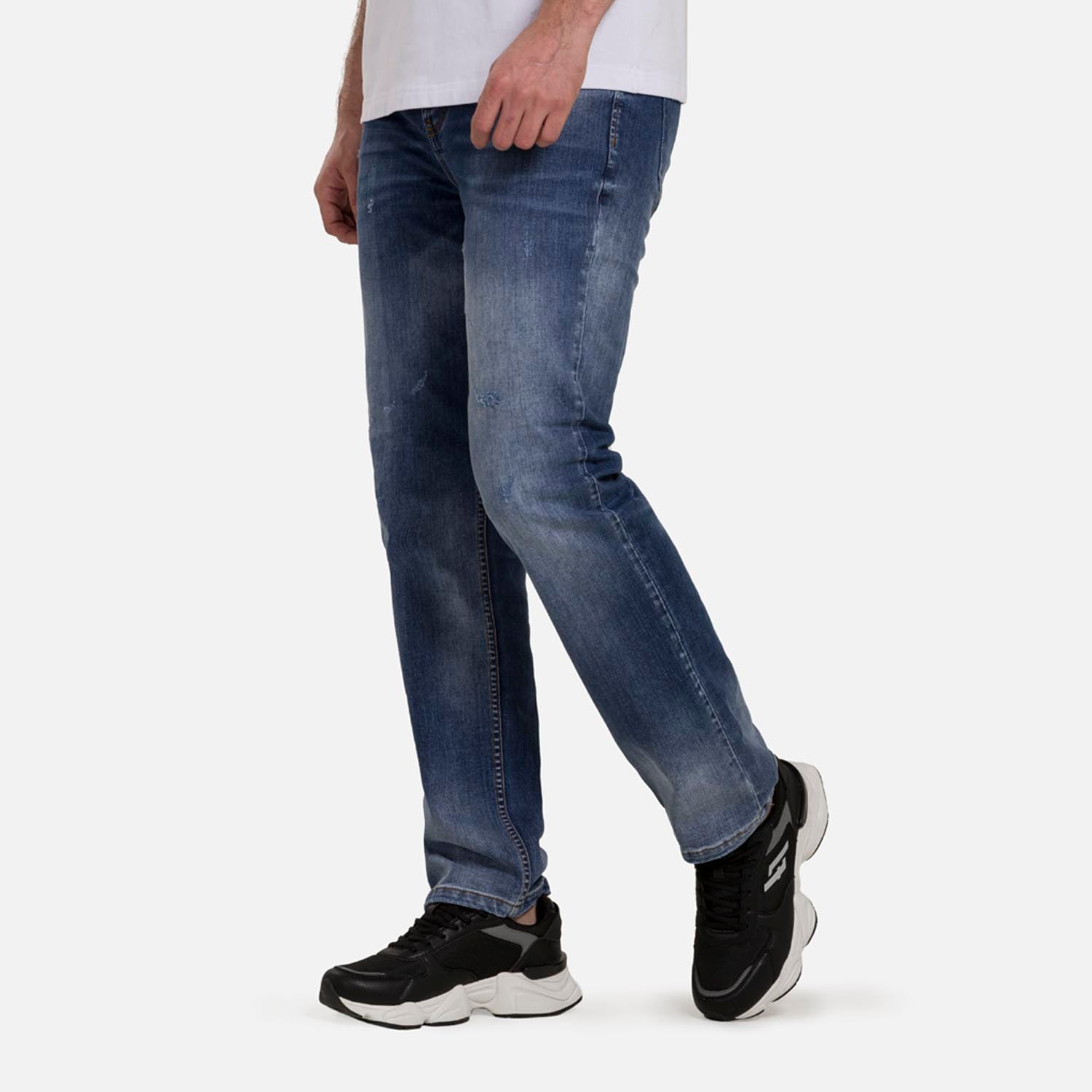 JEAN 5 BOLSILLOS COLOR AZUL MEDIO