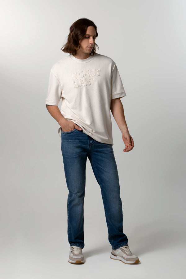 JEAN 5 BOLSILLOS COLOR AZUL MEDIO