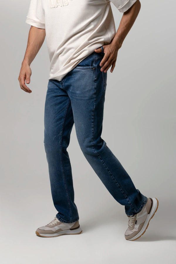 JEAN 5 BOLSILLOS COLOR AZUL MEDIO