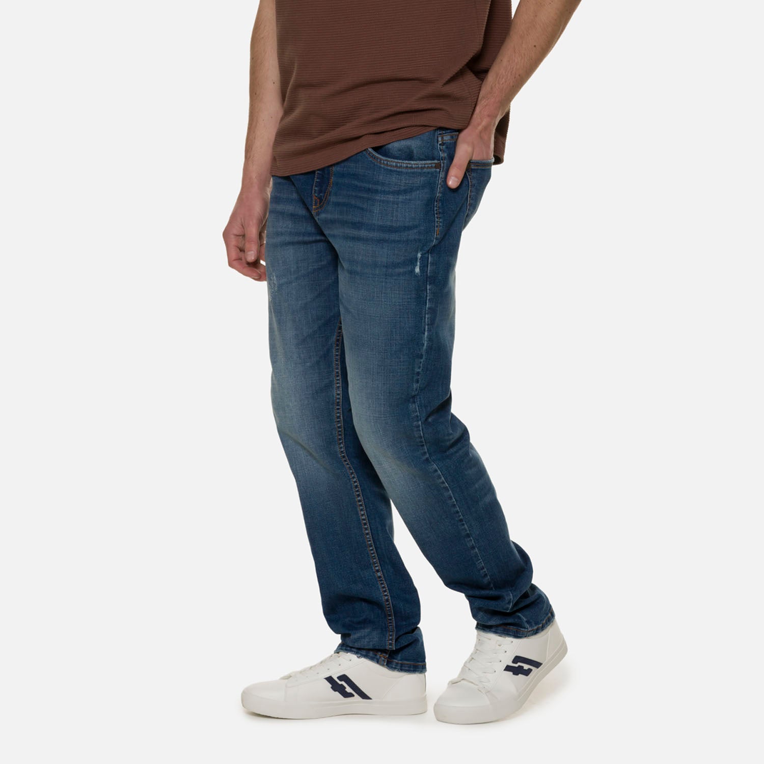 JEAN 5 BOLSILLOS COLOR AZUL OSCURO