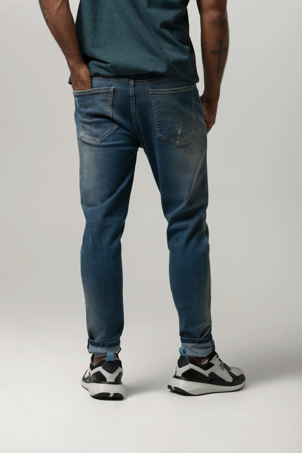 JEAN 5 BOLSILLOS COLOR AZUL MEDIO