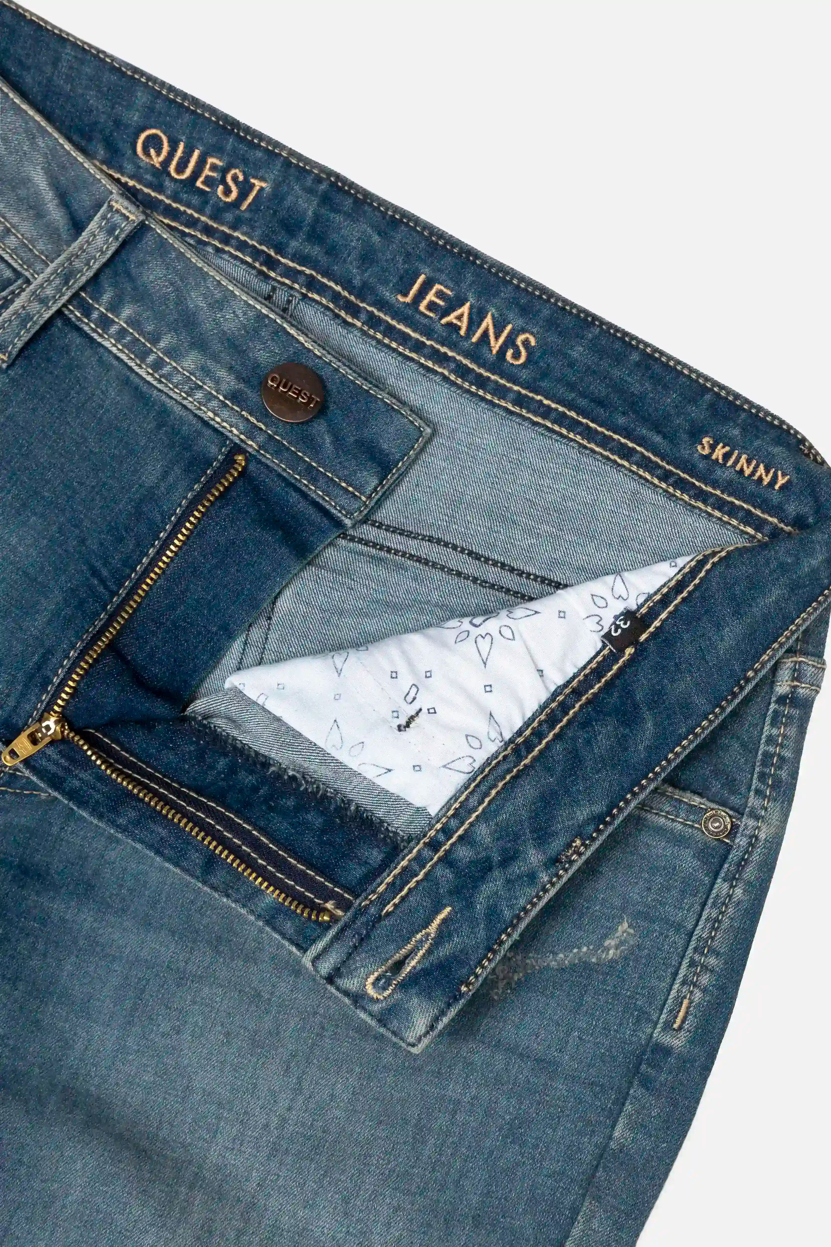 JEAN 5 BOLSILLOS COLOR AZUL MEDIO