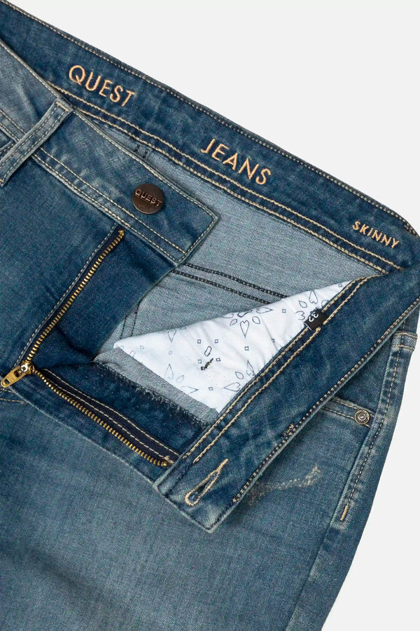 JEAN 5 BOLSILLOS COLOR AZUL MEDIO