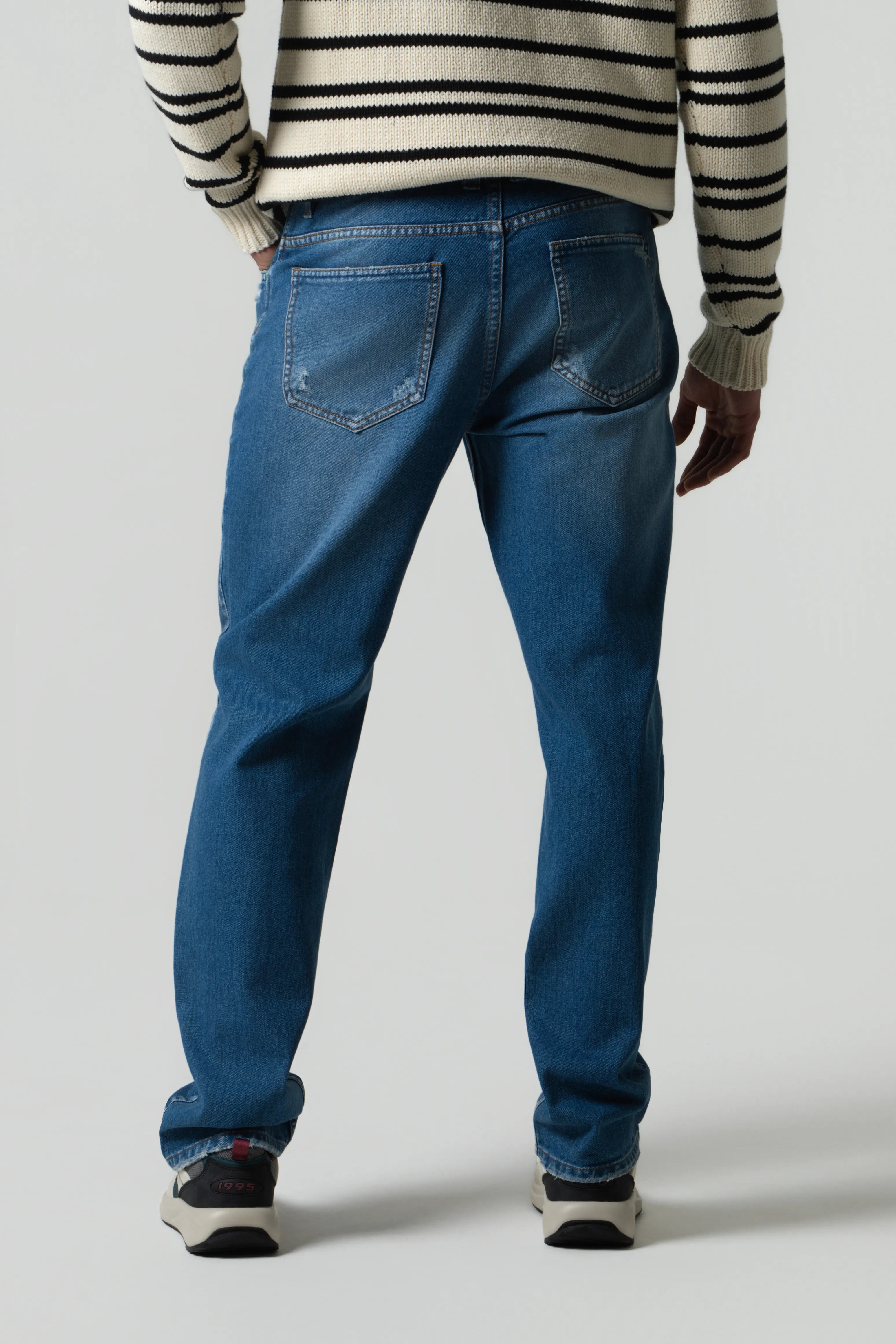 JEAN 5 BOLSILLOS COLOR AZUL MEDIO