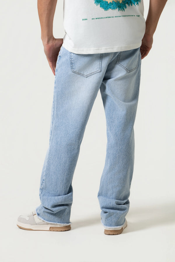 JEAN 5 BOLSILLOS COLOR AZUL CLARO