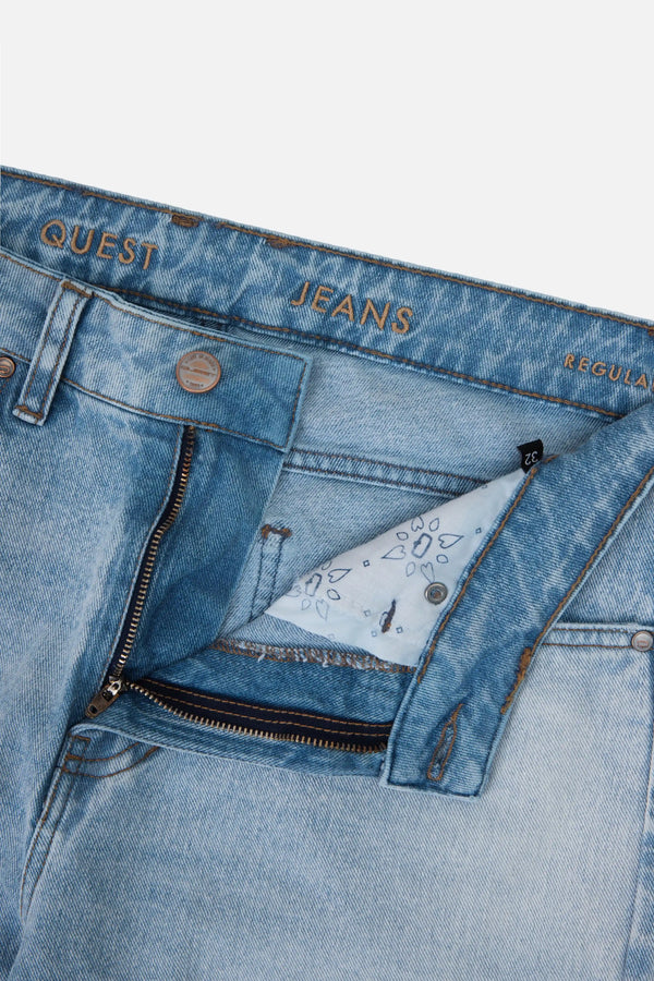 JEAN 5 BOLSILLOS COLOR AZUL CLARO