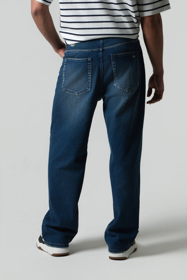 JEAN 5 BOLSILLOS COLOR AZUL OSCURO