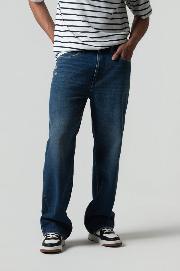 JEAN 5 BOLSILLOS COLOR AZUL OSCURO