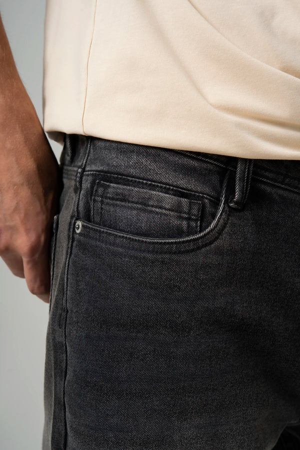 JEAN 5 BOLSILLOS COLOR GRIS OSCURO