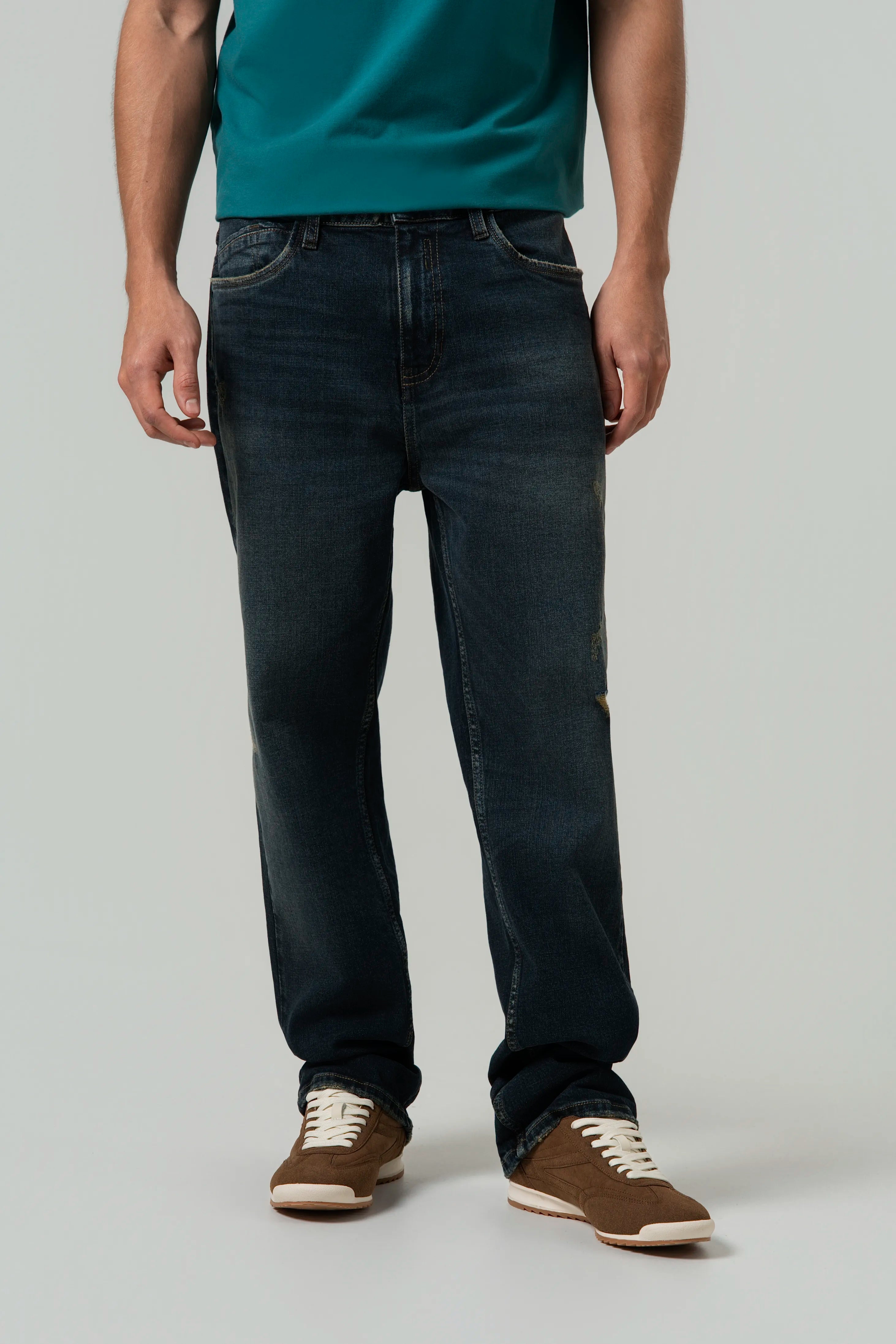 JEAN 5 BOLSILLOS COLOR AZUL OSCURO