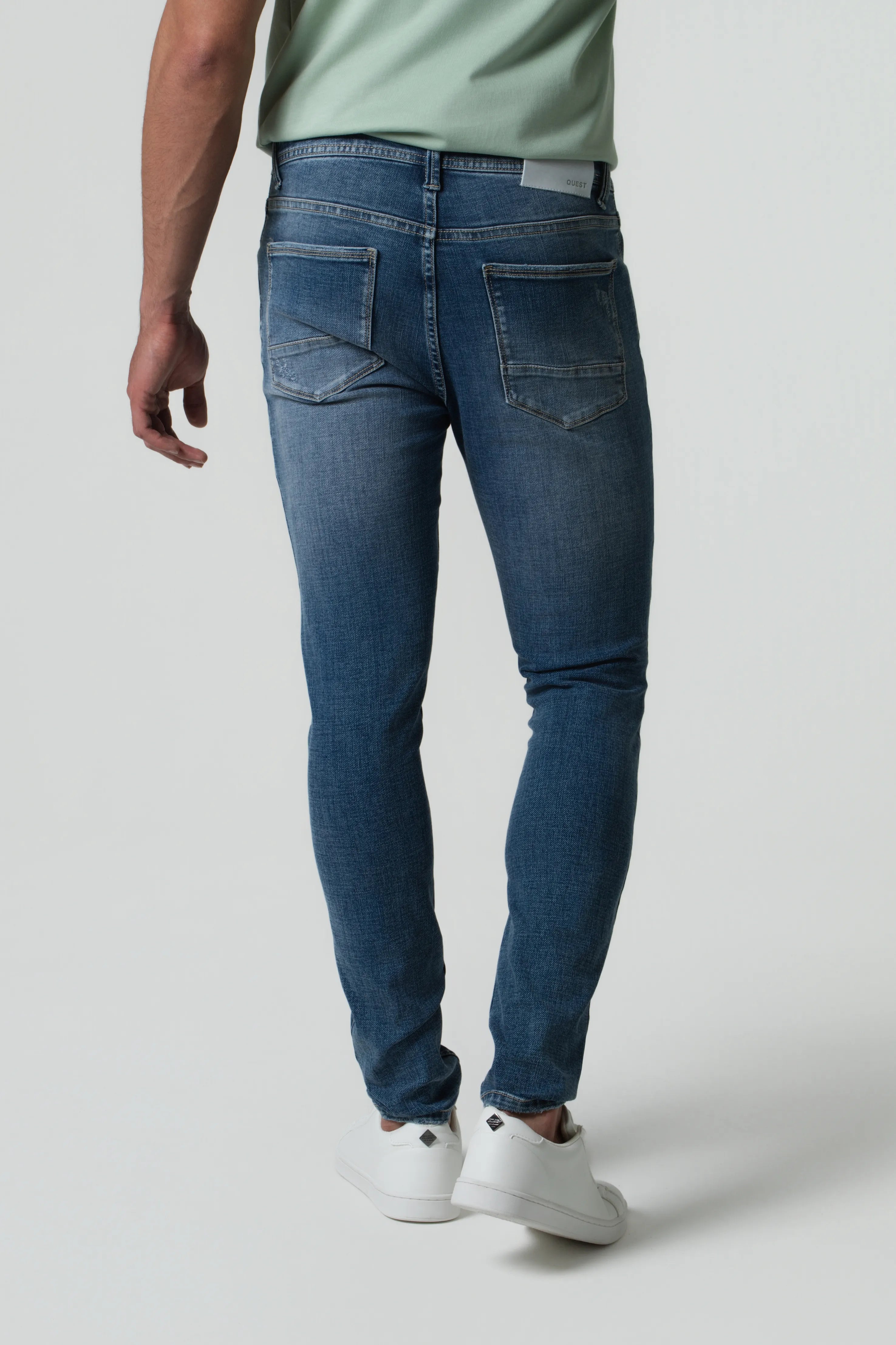 JEAN 5 BOLSILLOS COLOR AZUL MEDIO