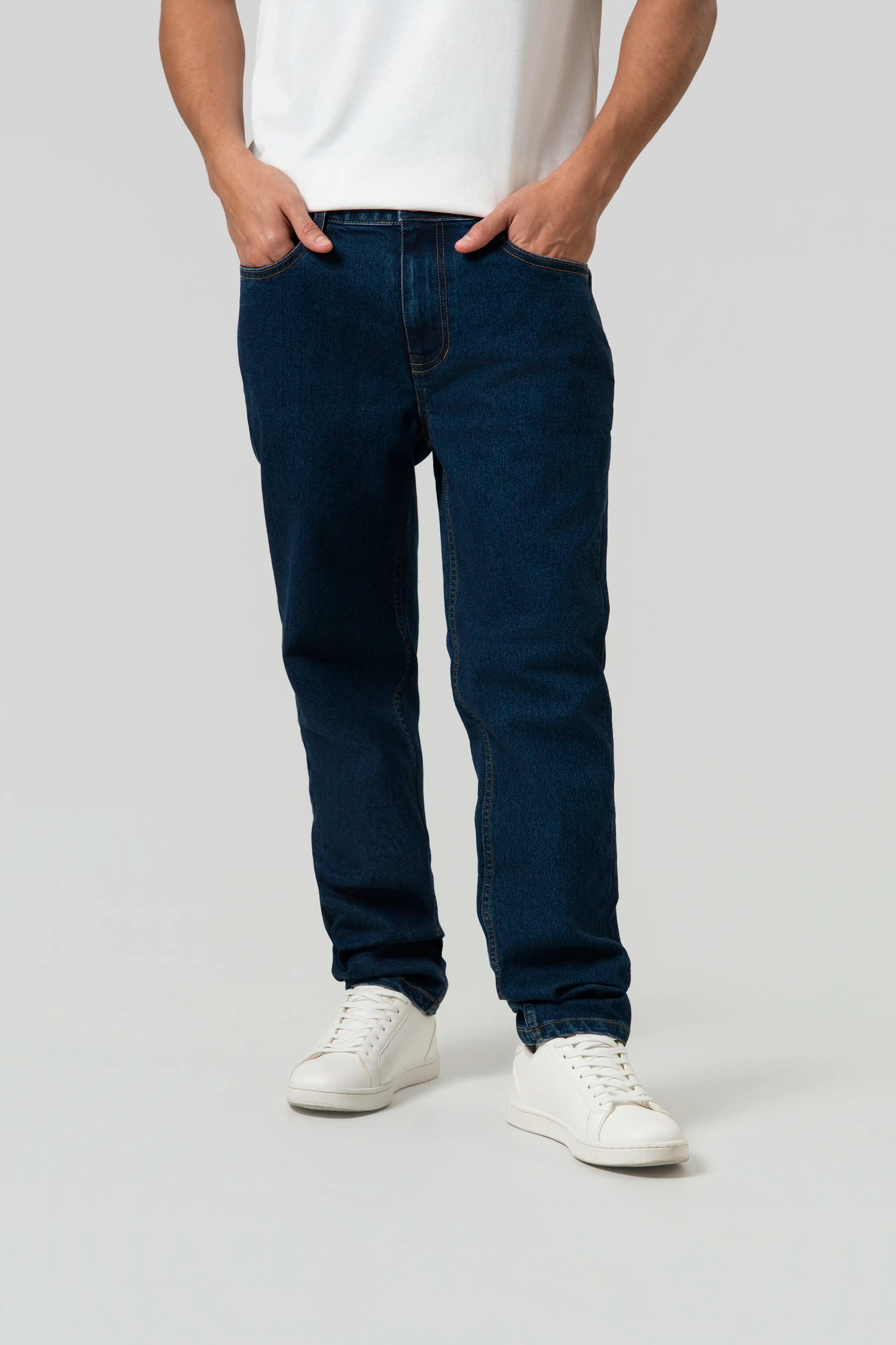 JEAN 5 BOLSILLOS COLOR AZUL OSCURO