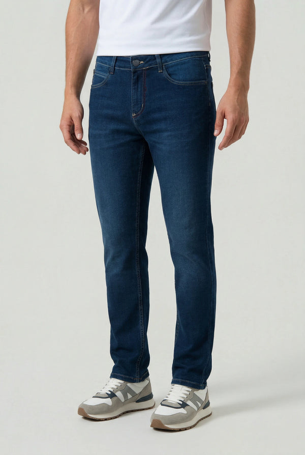 JEAN 5 BOLSILLOS COLOR AZUL OSCURO