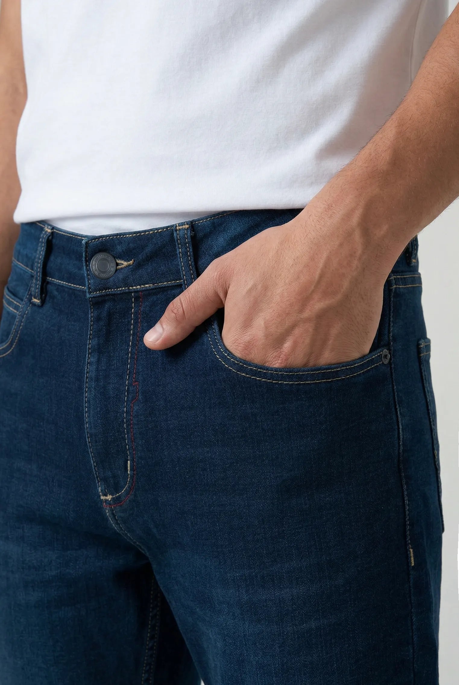 JEAN 5 BOLSILLOS COLOR AZUL OSCURO