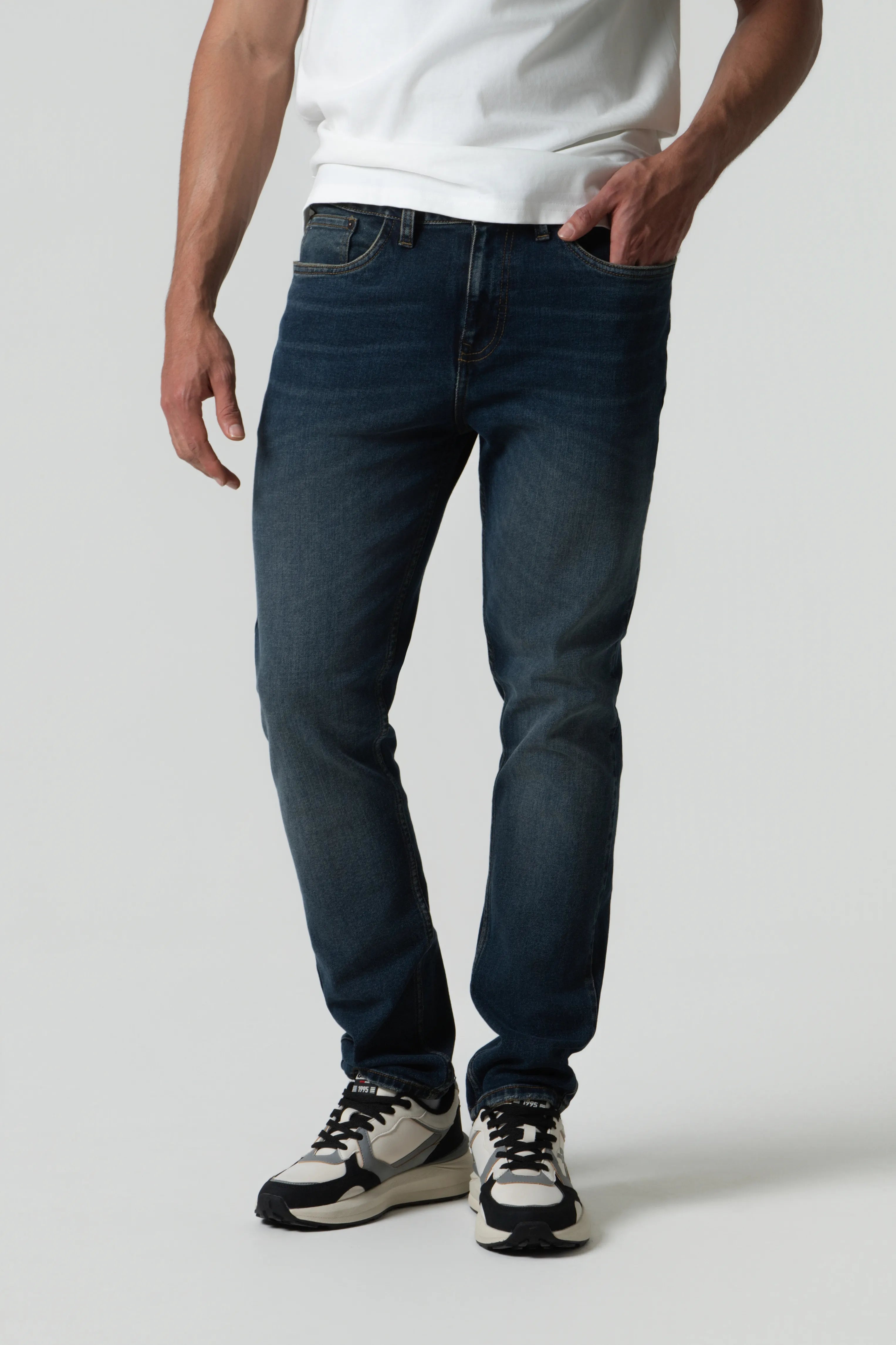 JEAN 5 BOLSILLOS COLOR AZUL OSCURO