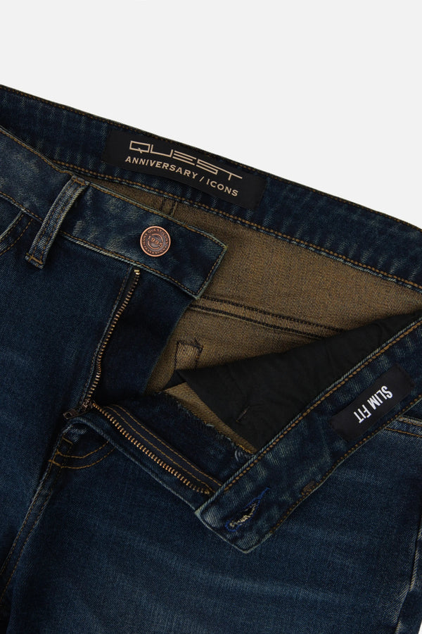 JEAN 5 BOLSILLOS COLOR AZUL OSCURO